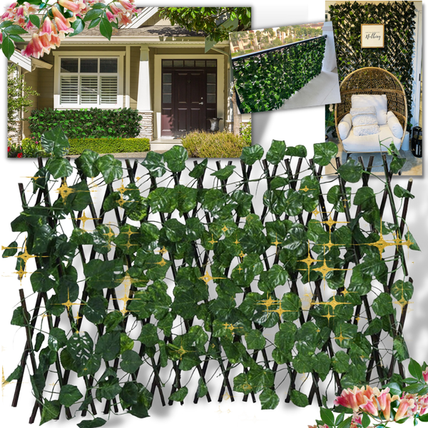 Retractable Artificial Plant Fence
