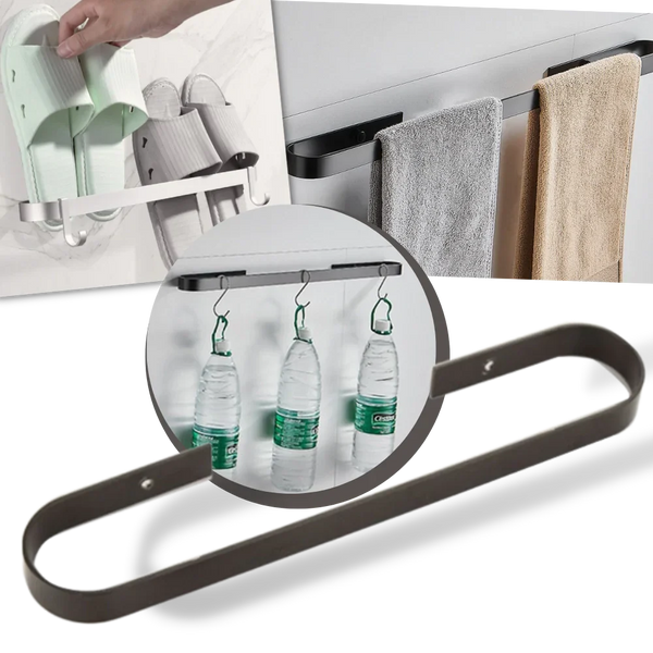 Aluminium Wall-Mounted Slipper Rack
