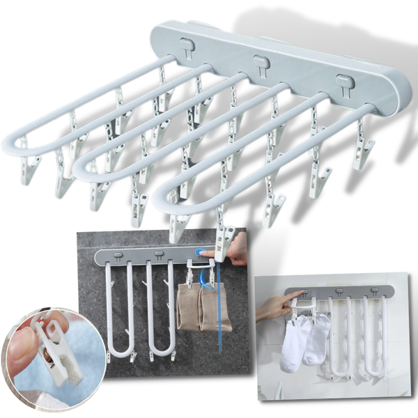 Wall-Mounted Clothes Organiser