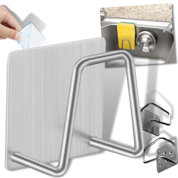 Pack of 2 Stainless Steel Sponge Holders