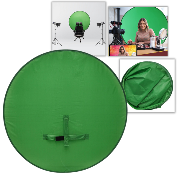 Collapsible Green Screen for Chair