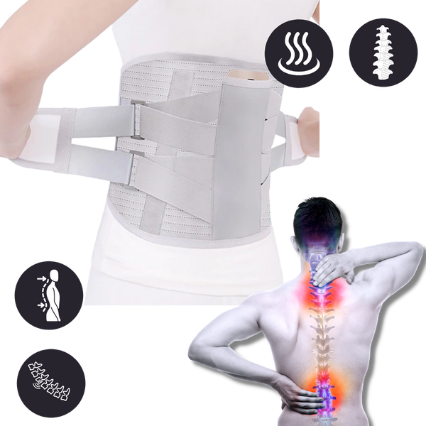 Orthopedic lumbar support belt