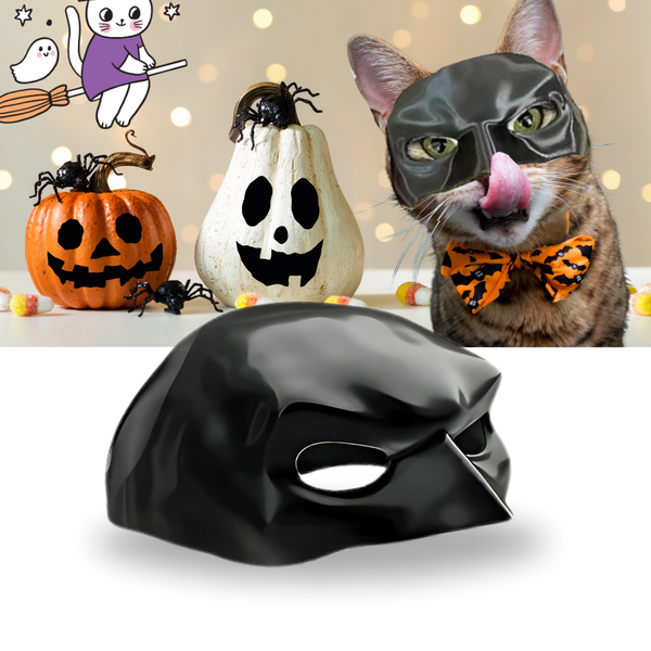Adorable Batman Cat Mask